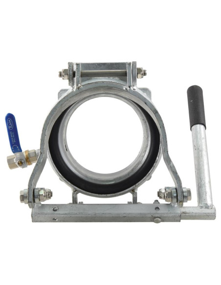 Acoplamiento enganche rápido con brida - Hembra 6'' (159mm) x (150mm) (galvanizado)