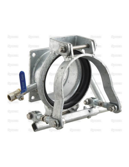 Acoplamiento enganche rápido con brida - Hembra 6'' (159mm) x (150mm) (galvanizado)