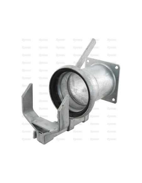 Acoplamiento enganche rápido con brida - Hembra 6'' (159mm) x (150mm) (galvanizado)