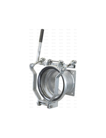 Acoplamiento enganche rápido con brida - Hembra 8'' (216mm) x (200mm) (galvanizado)