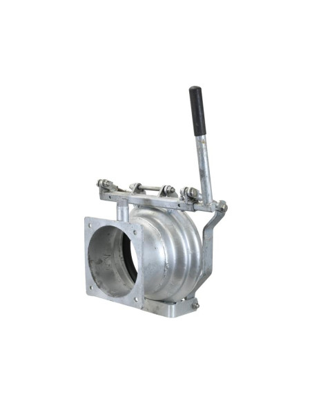 Acoplamiento enganche rápido con brida - Hembra 8'' (216mm) x (200mm) (galvanizado)