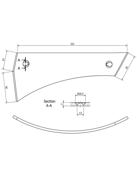 Cuchilla - Dcho. (Fiskars, Overum)