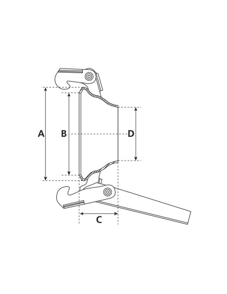 Anillo abrazadera para soldar - 6'' (150mm) (galvanizado)
