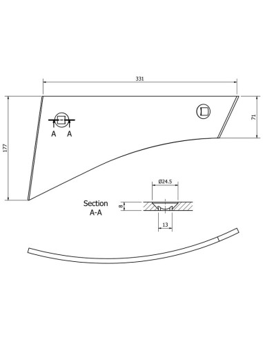Cuchilla - Dcho. (Rabewerk) Corresponde a:...