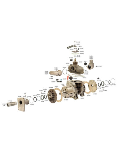 Bomba de vacío - MEC11000H - Accionada por...