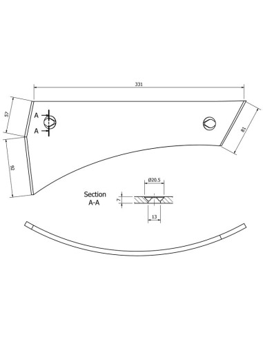 Cuchilla - Izdo. (Fiskars, Overum)