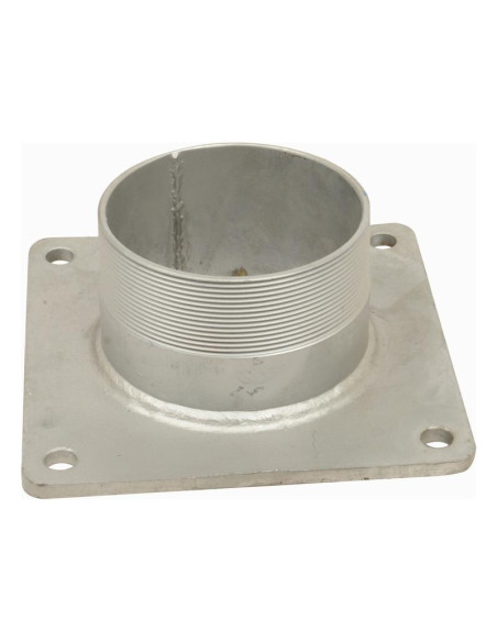 Brida cuadrada con rosca (galvanizado)