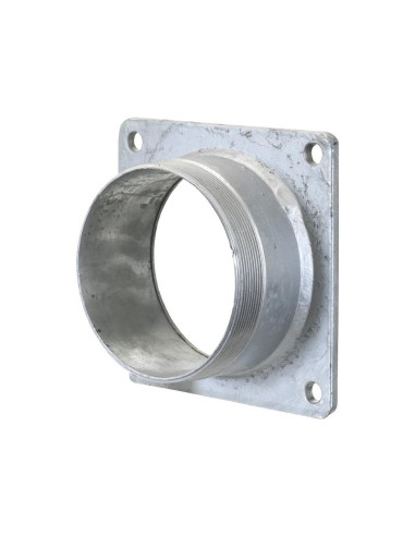 Brida cuadrada con rosca (galvanizado)