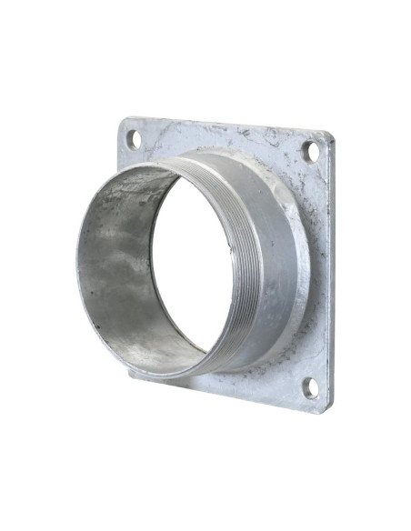 Brida cuadrada con rosca (galvanizado)