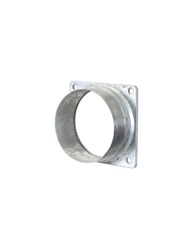 Brida cuadrada con rosca (galvanizado)