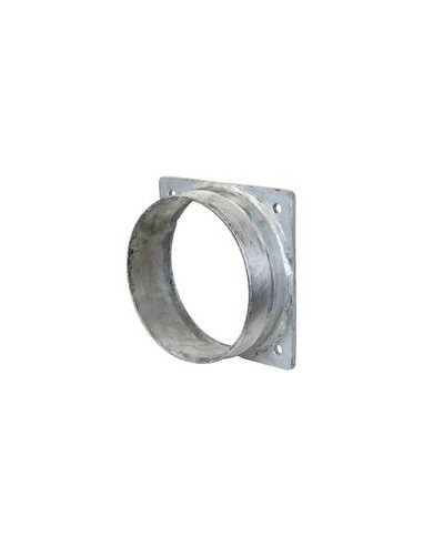 Brida cuadrada con rosca (galvanizado)