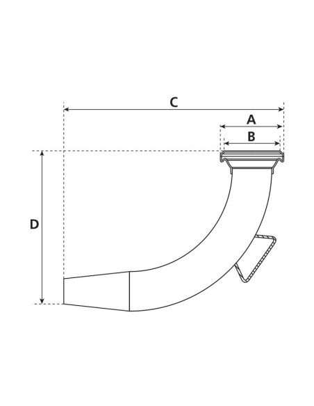 Cono Esparcidor 90° - Hembra 4'' (108mm) (galvanizado)