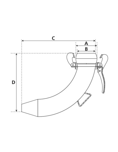 Cono Esparcidor 90° - Macho 6'' (159mm)...