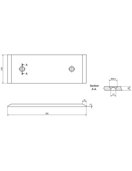 Placa de desgaste (Kuhn) Corresponde a: 200645