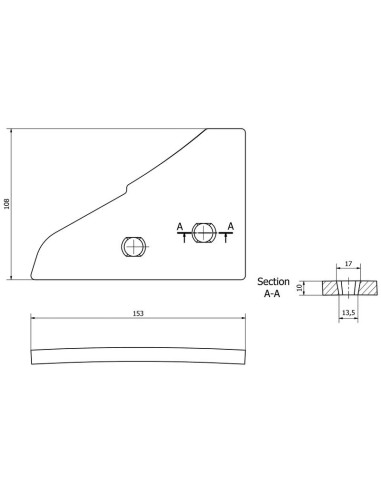 Placas Delanteras y Traseras - Izdo. (Kuhn)...