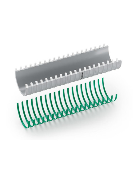 Manguera de PVC para purines - Espiral redonda (Arizona SuperElastic), D.I. de la manguera: 90mm (31/2'')