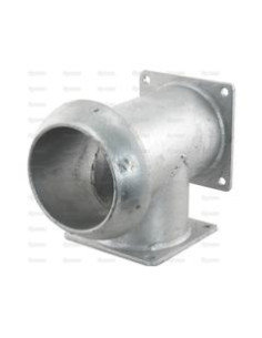 Pieza en T con acoplamiento macho 6'' (159mm) (galvanizado)