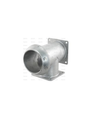 Pieza en T con acoplamiento macho 6'' (159mm) (galvanizado)