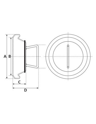 Tapón de vaciado - Hembra - 6'' (159mm)...