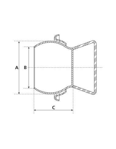 Tapón de vaciado - Macho - 6'' (150mm)...