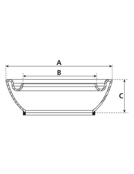 Tapón de vaciado - Macho - 6'' (159mm) (galvanizado)