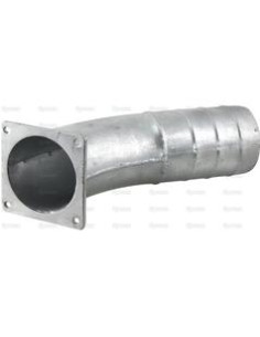 Tubo 45° con brida cuadrada y Acoplamiento 6'' (150mm) x...