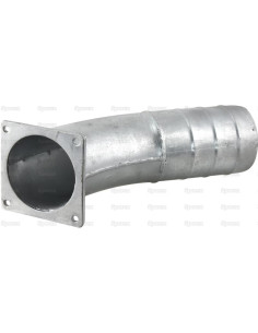 Tubo 45° con brida cuadrada y Acoplamiento 6'' (150mm) x... 2