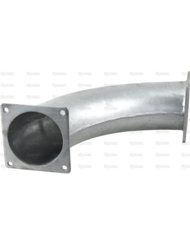 Tubo 90º con brida cuadrada 6'' (150mm)...