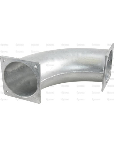 Tubo 90º con brida cuadrada 8'' (200mm)...