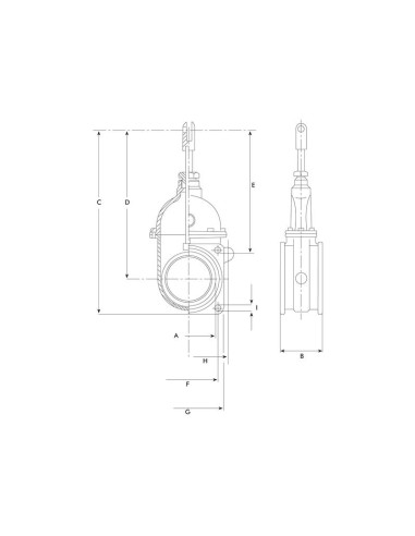 Válvula de paso - Brida/Rosca 6''