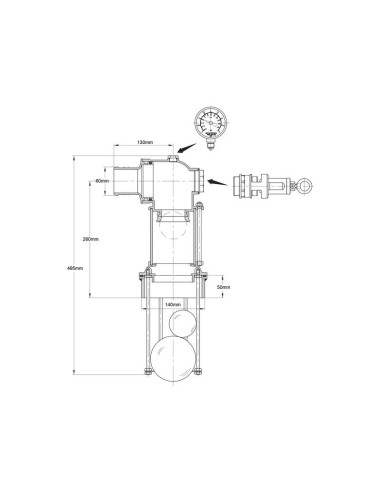 Válvula de seguridad 60mm