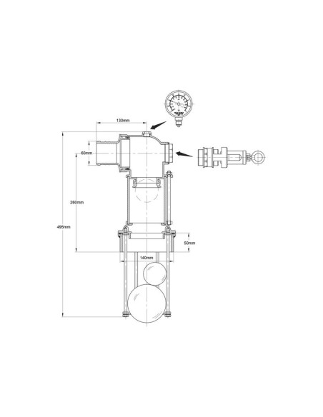 Válvula de seguridad 60mm