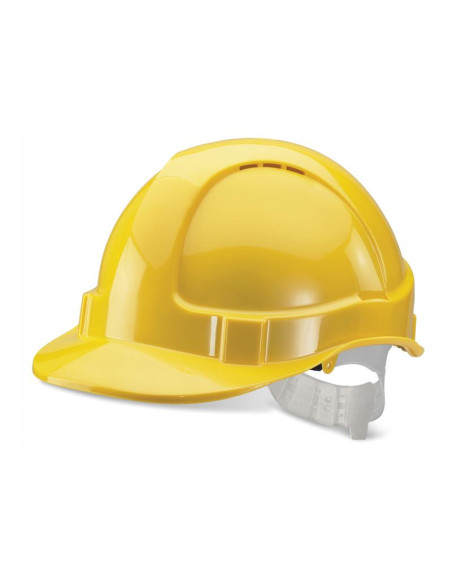 Casco de Seguridad Ventilado, Amarillo
