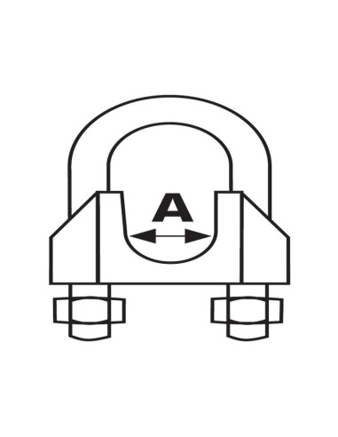 Sujetacables, Ø cable3mm (5/8'')