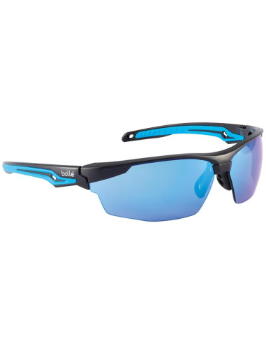 Gafas de seguridad, (Color de la lente: Azul) -...