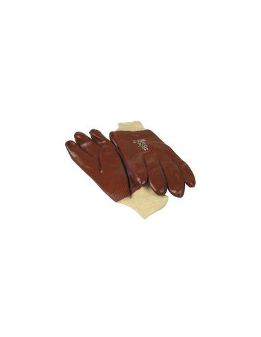 Guante PVC Rojo - 9/L