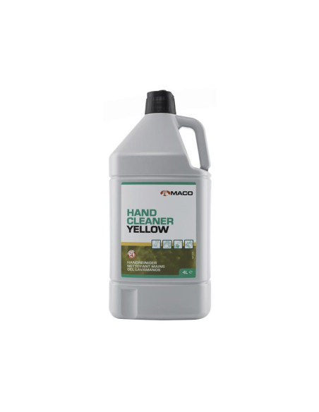 MACO Limpiador de manos - Amarillo - Garrafa de 4 litros