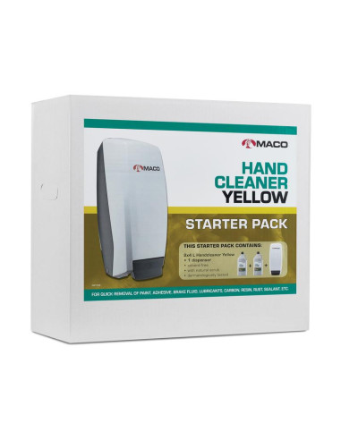 MACO Limpiador de manos - Amarillo - juego de...