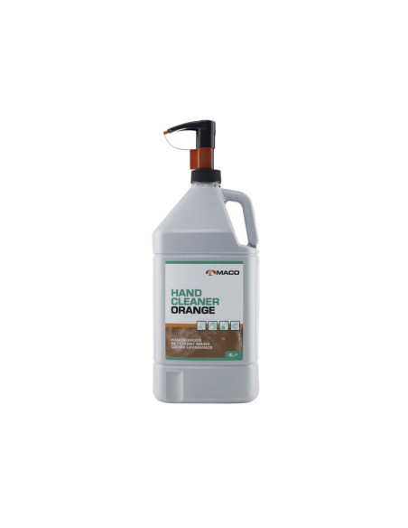 MACO Limpiador de manos con aroma de naranja - Garrafa de 4 litros
