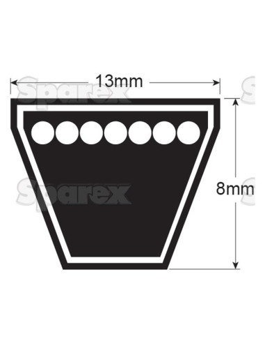 Correa Ventilador - No. Correa A53