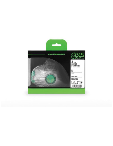Mascarilla Para Polvo BLS Zer031 - FFP3 (: 3...