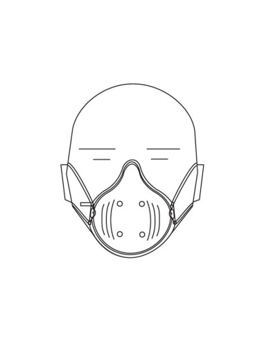 Mascarilla Para Polvo Sparex Blister: 10 pzas.)