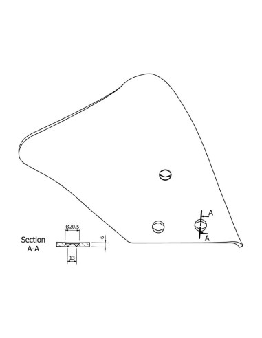 Vertedera Peladora Arado - Dcho. (Kuhn)...