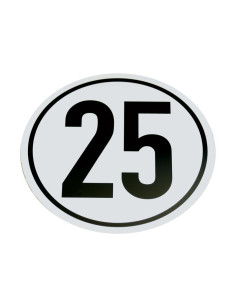 Pegatina de velocidad de 25 km/h 2