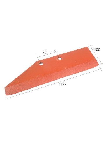 Aleta 380x10mm Dcho. Corresponde a: 131124
