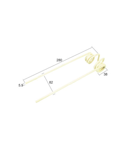 Muelle - Henificador - - - Longitud:280mm,...