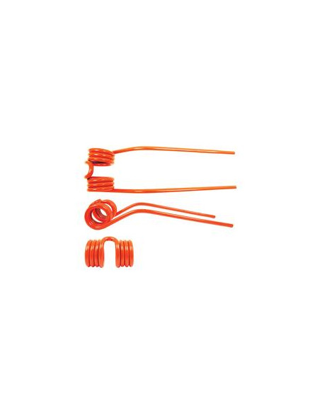 Muelle - Henificador - - - Longitud:375mm, Anchura:101mm, Ø9.5mm - Recambio para Claas, Bautz Corresponde a: 9023442