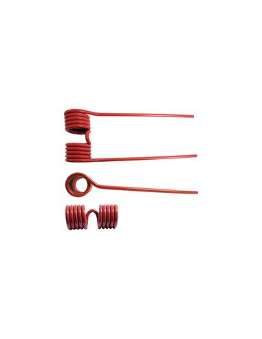 Muelle - Henificador - - - Longitud:375mm, Anchura:130mm, Ø9.5mm - Recambio para Claas, Bautz Corresponde a: 9568151