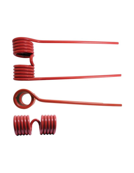 Muelle - Henificador - - - Longitud:375mm, Anchura:130mm, Ø9.5mm - Recambio para Claas, Bautz Corresponde a: 9568151