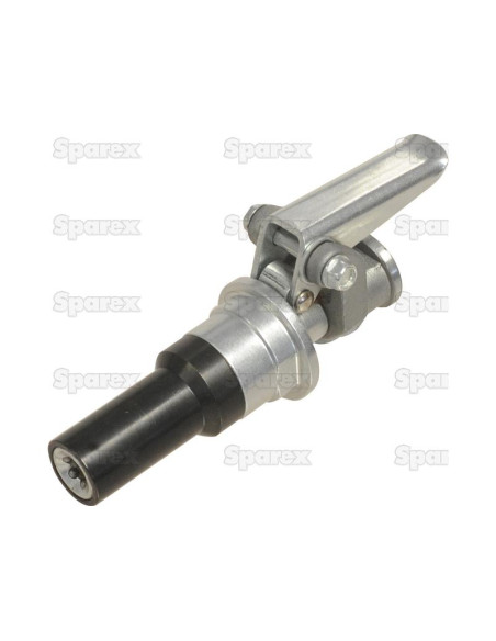 Acoplador de lubricante con bloqueo activado con gatillo, 1/8